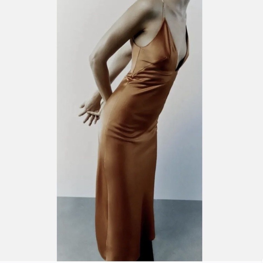 Zara Maxi Dress Plung Nexk